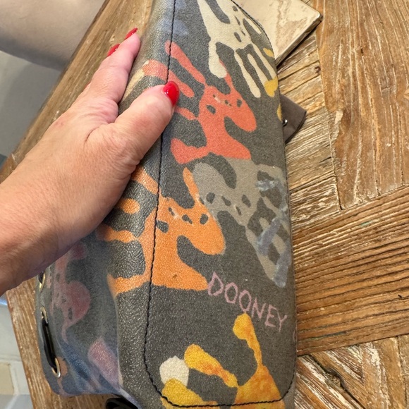 Dooney & Bourke Multicolor Handprint Bag Bundle - Picture 9 of 15